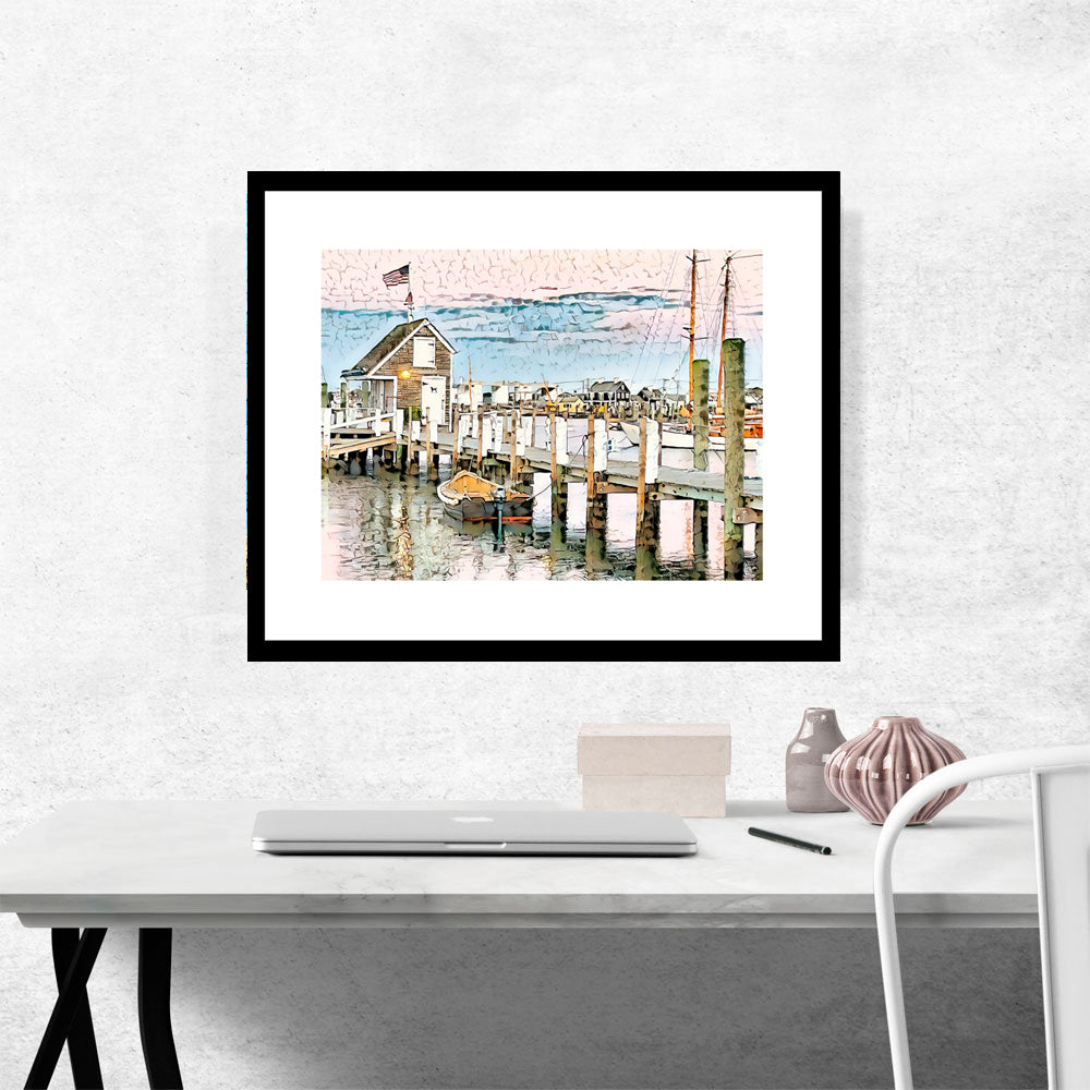 Cape Cod Coastal #6 ("Martha's Vineyard Wharf")